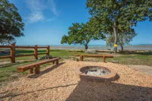 Firepit close to the beach