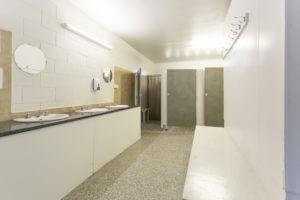 Shared bathroom facilities