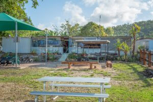 Outside picnic tables - enjoy the views and your meal!